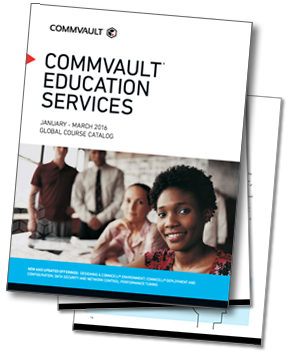 Commvault Education Catalog