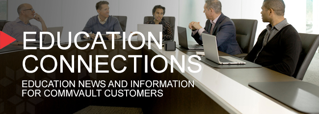 Commvault Education Connections newsletter